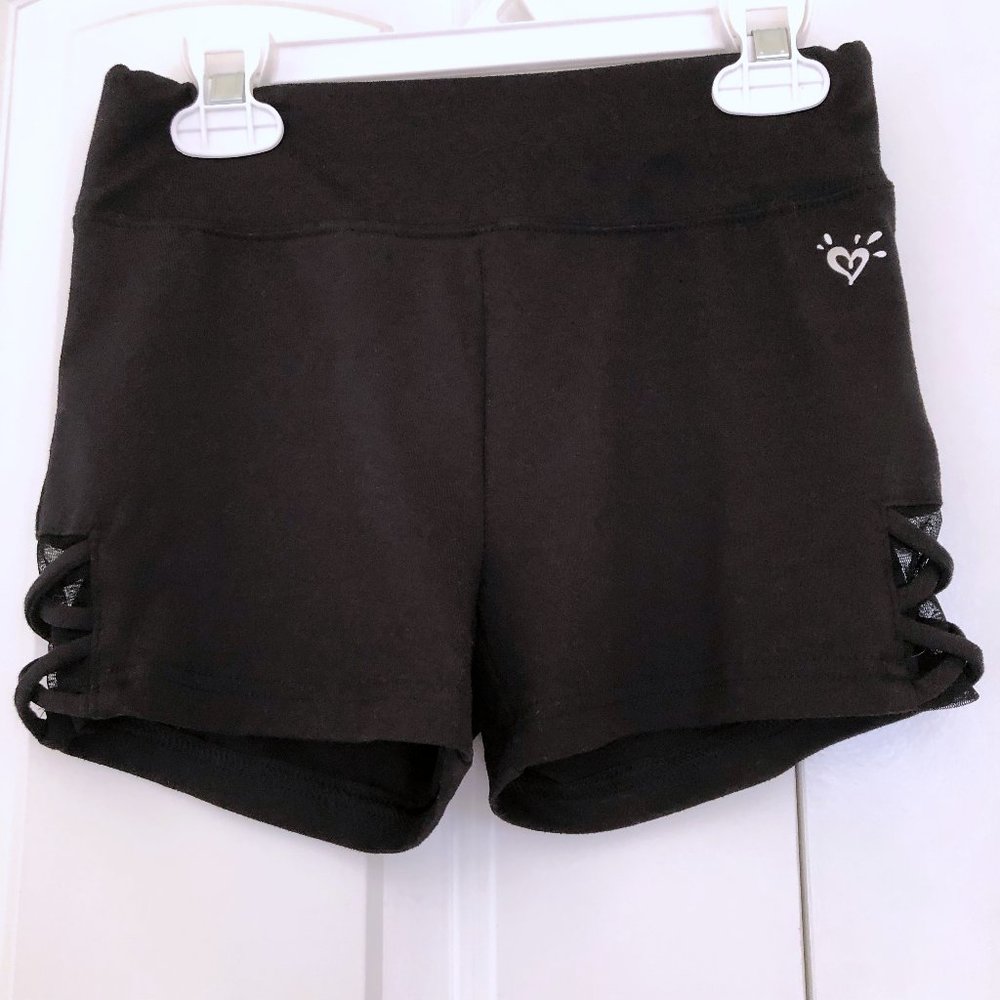 2/$10 Justice Black shorts